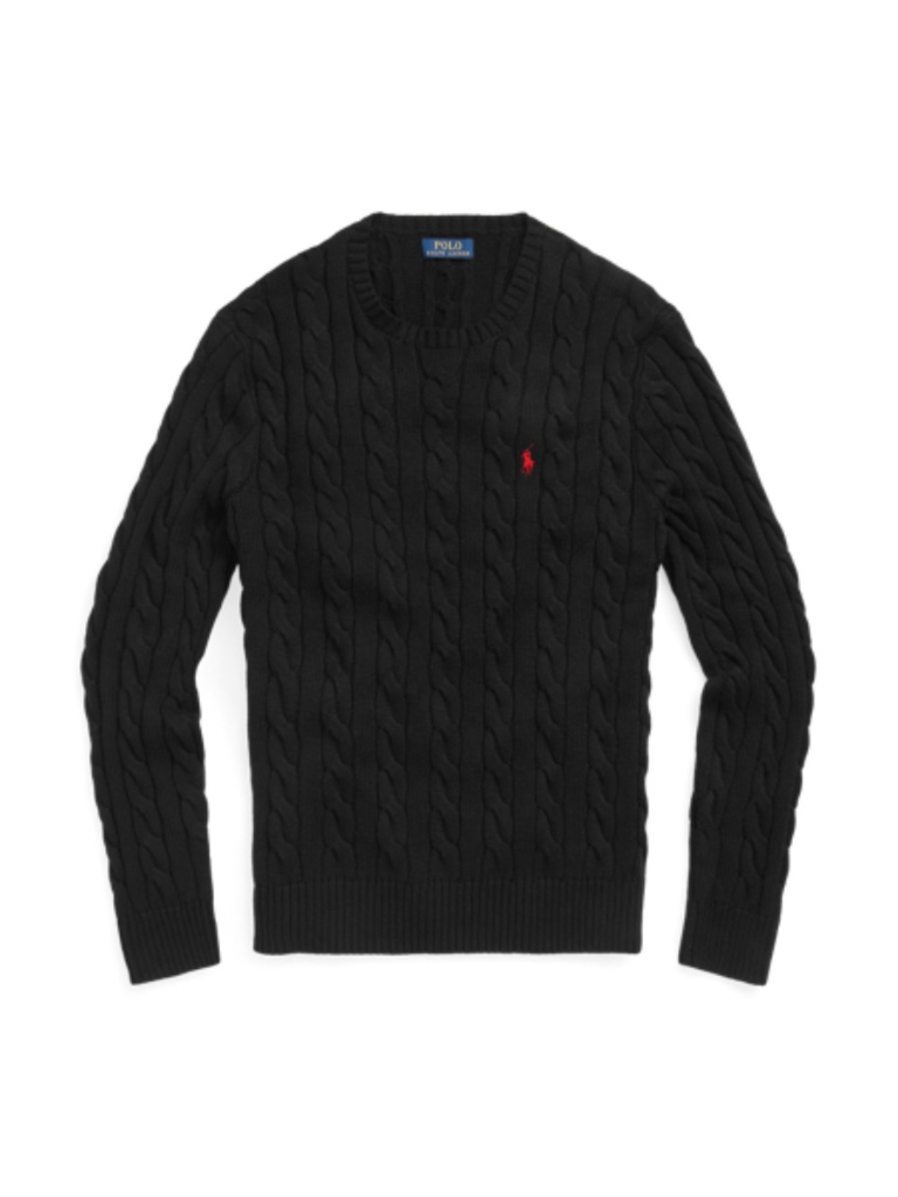 Cable-Knit Cotton Sweater